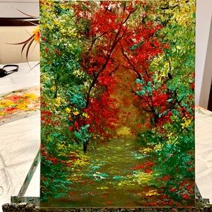 TODAY SALE LANDSCAPE PAINTING ORIGINAL ACRYLIC